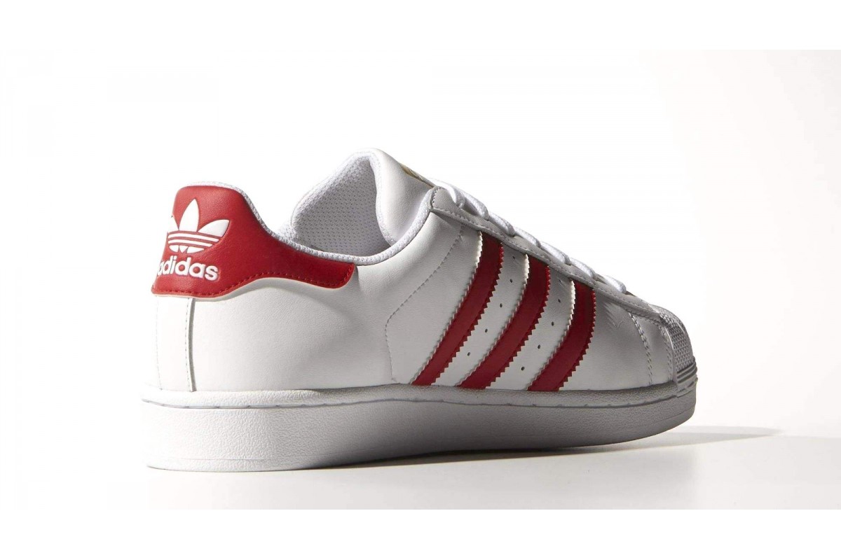 adidas superstar bande rouge