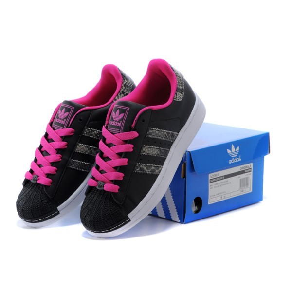 adidas noir et rose femme